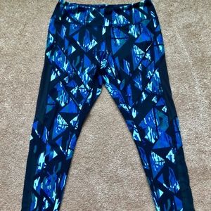 Blue Yoga Leggings from Zella